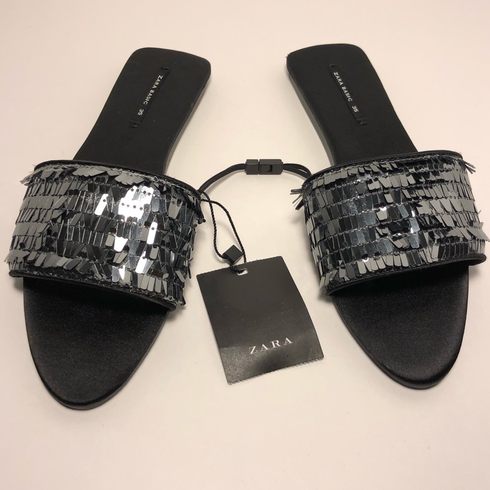 Zara Sequin Sandals